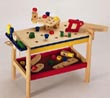 kids carpenter bench traditional wooden toys