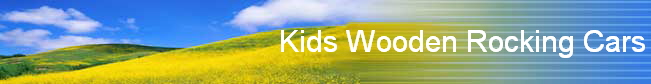Kids Wooden Rocking Cars