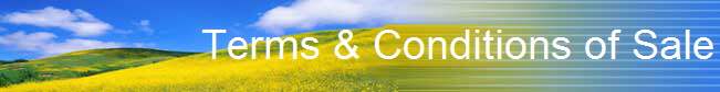 Terms & Conditions of Sale