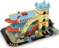 mike's garage traditional wooden toy