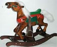 wooden rocking horses