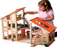 children's wooden dolls houses