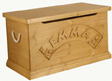 solid pine traditional toy boxes