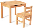 children's wooden desk and chair sets
